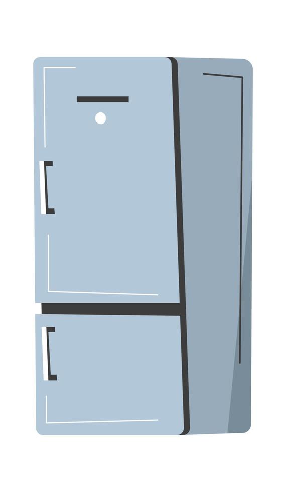 Refrigerator home appliances for kitchen vector