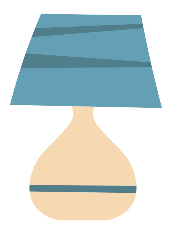Lampshade for home or office, interior design vector
