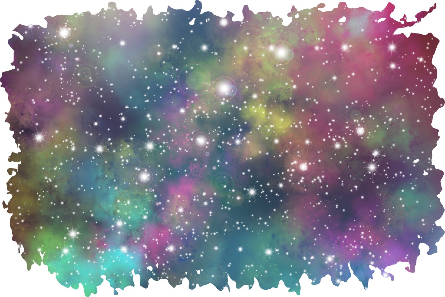 Sublimationspinsel Galaxie Weltraum Hintergrund png