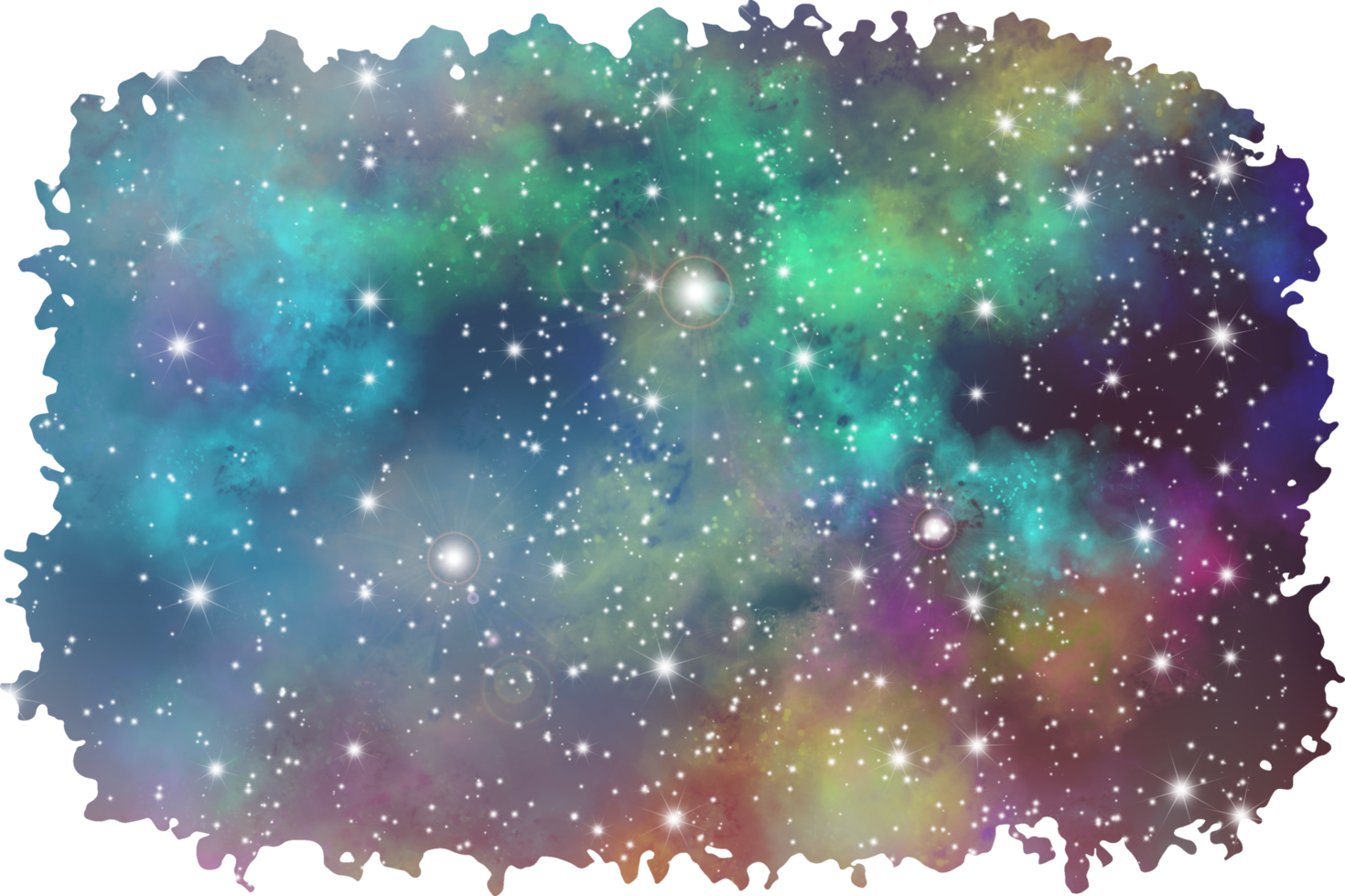 Sublimationspinsel Galaxie Weltraum Hintergrund png