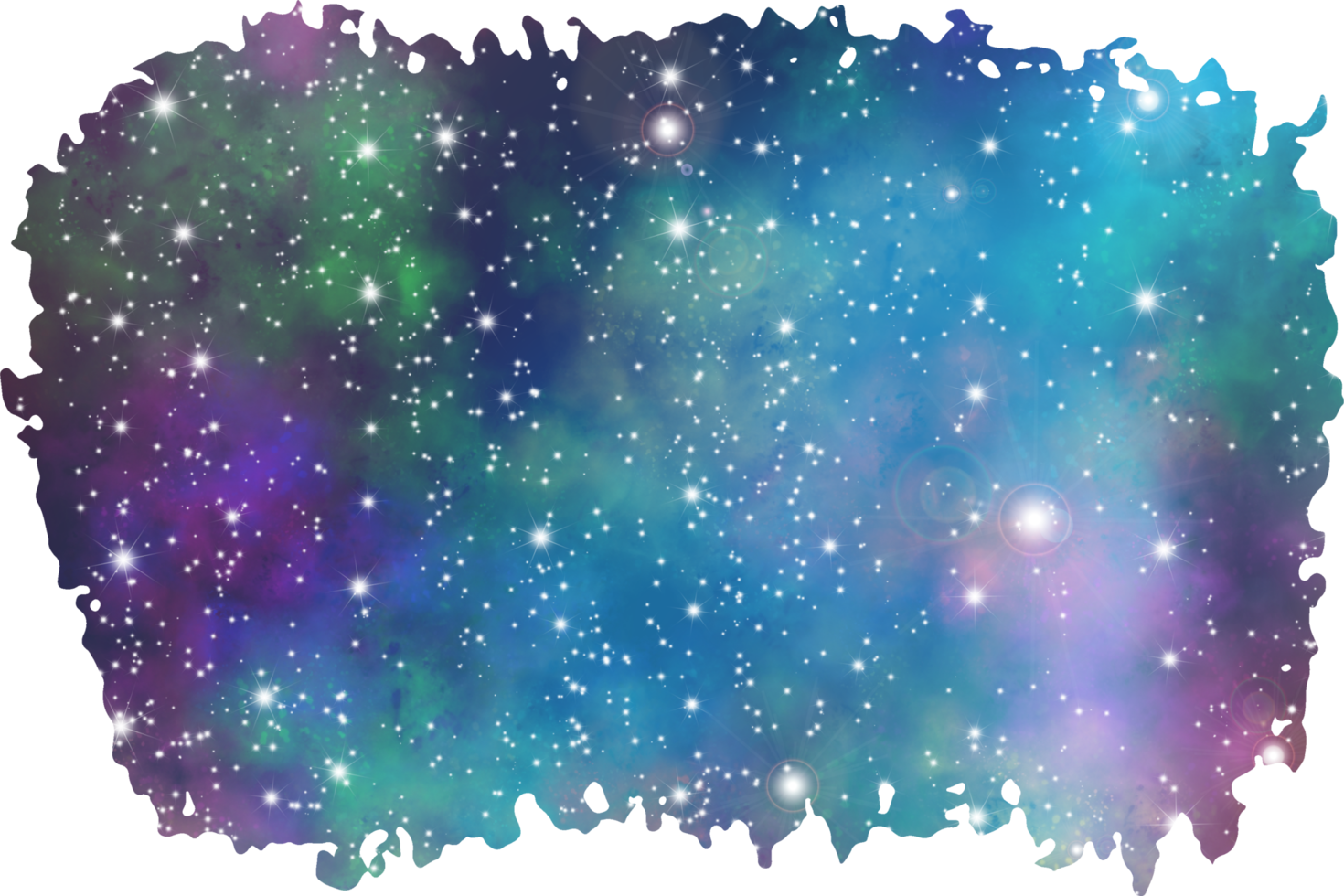 Sublimationspinsel Galaxie Weltraum Hintergrund png