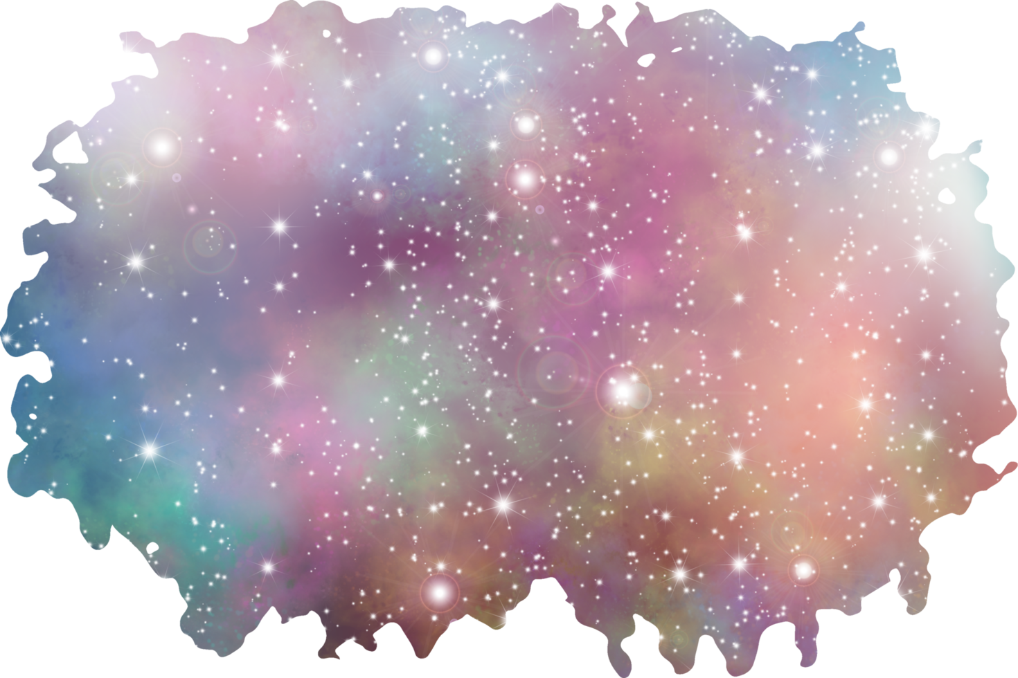 Sublimation brush  Galaxy Space background png