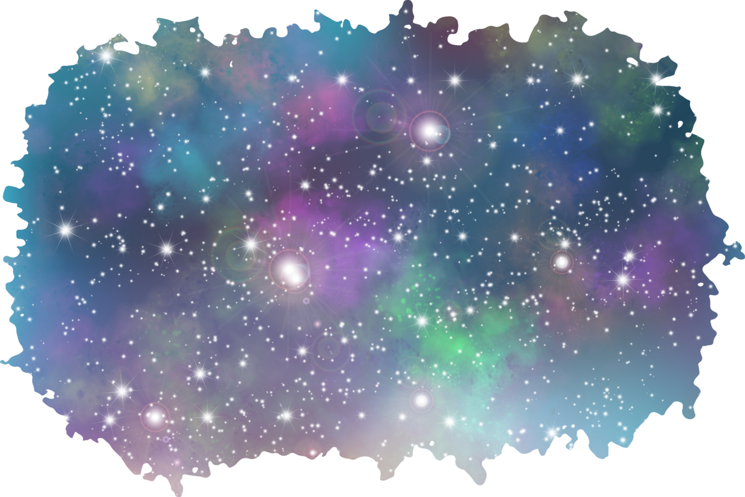 Sublimationspinsel Galaxie Weltraum Hintergrund png