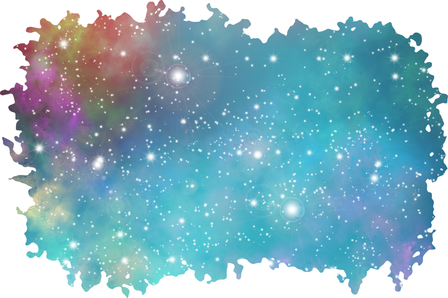 Sublimation brush  Galaxy Space background png