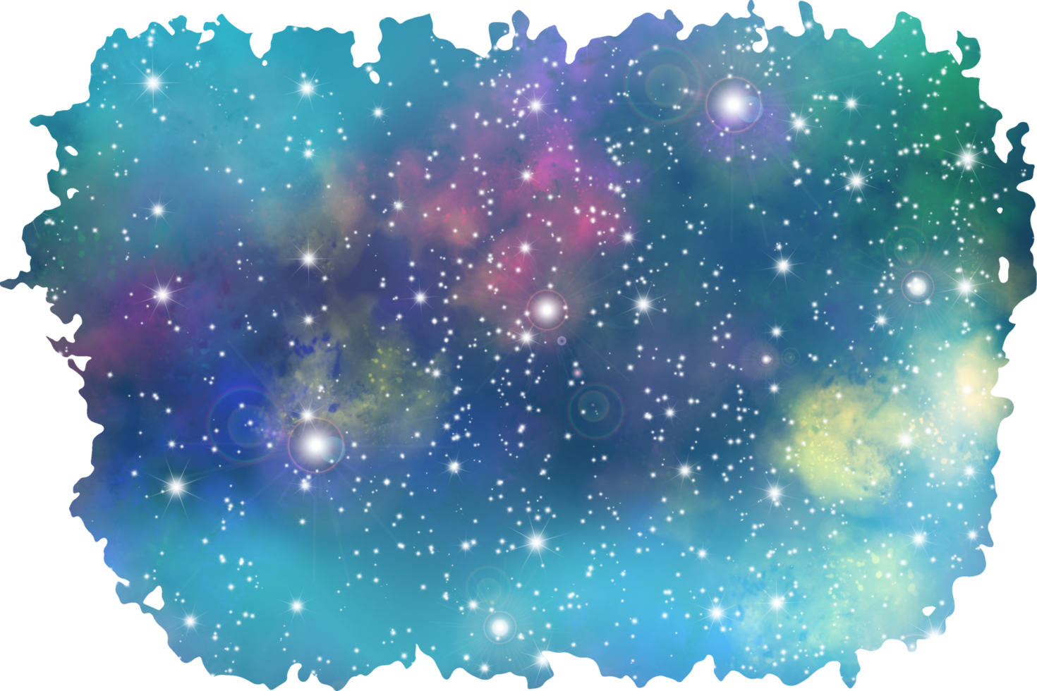 Sublimation brush  Galaxy Space background png