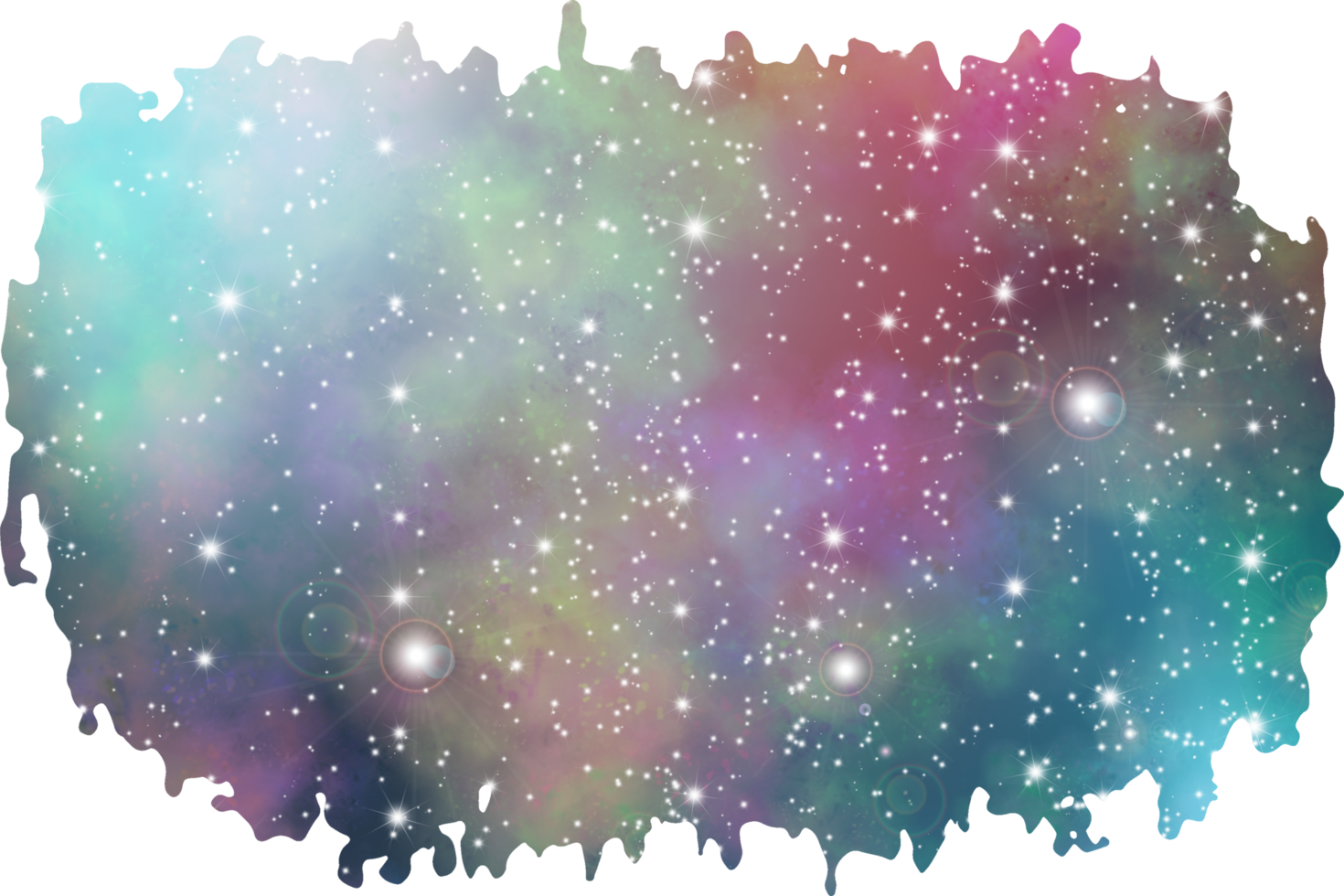 Sublimation brush  Galaxy Space background png