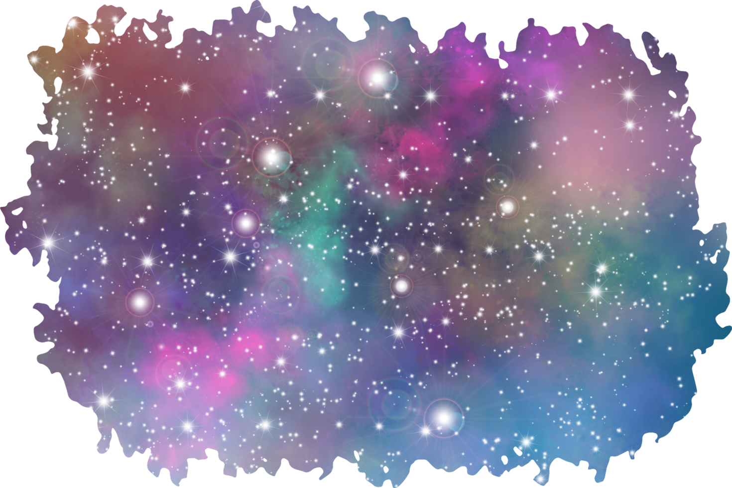 Sublimation brush  Galaxy Space background png