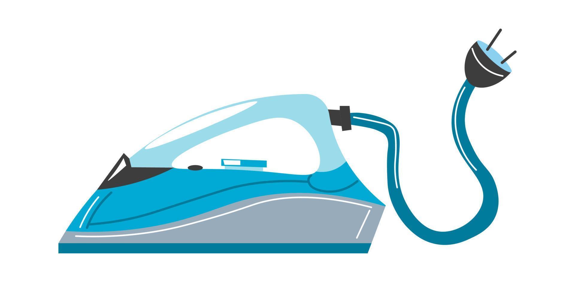 plancha para ropa electrodomésticos, vector