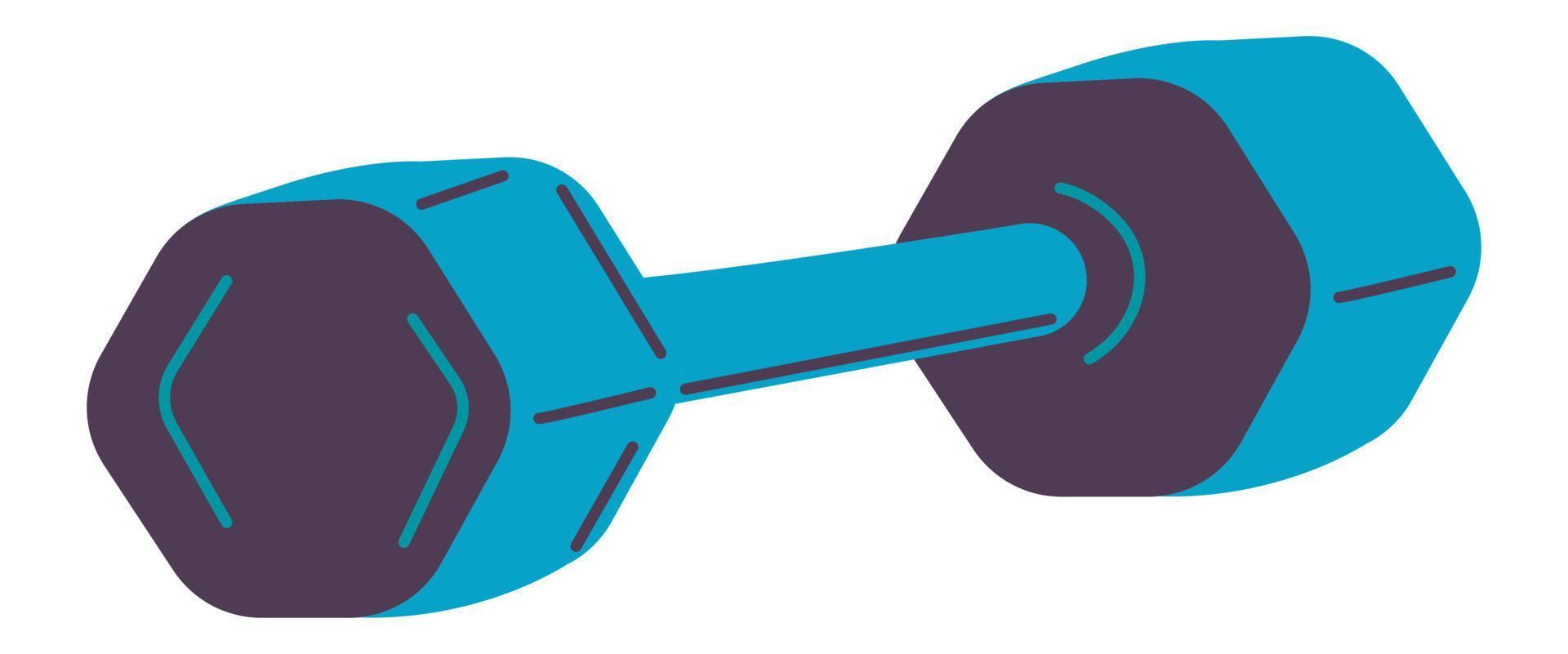 Dumbbells for sportive training and gym exercises vector