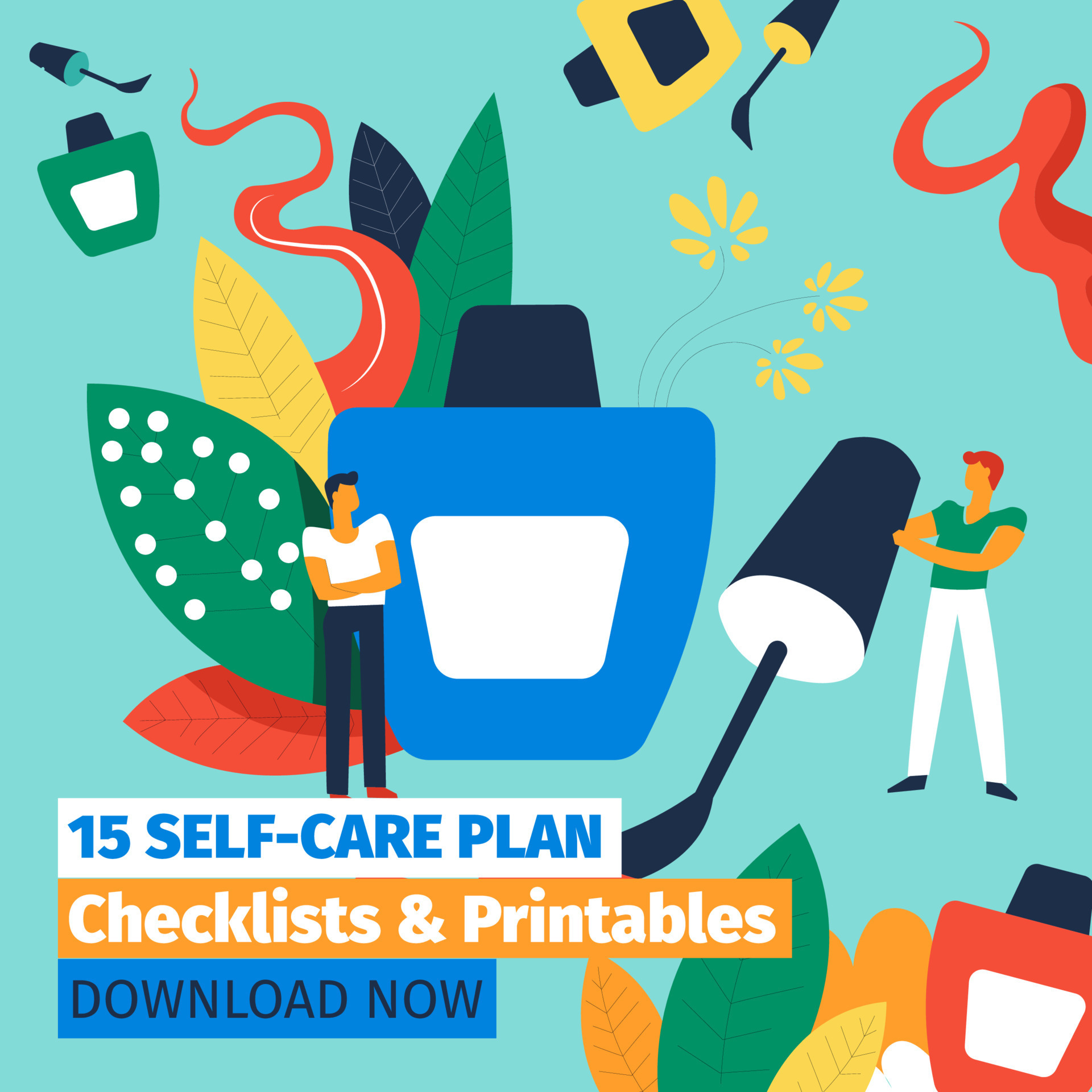 Self Care Plan Checklist And Printables Download 17744118 Vector Art self-care-plan-checklist-and-printables-download-17744118-vector-art