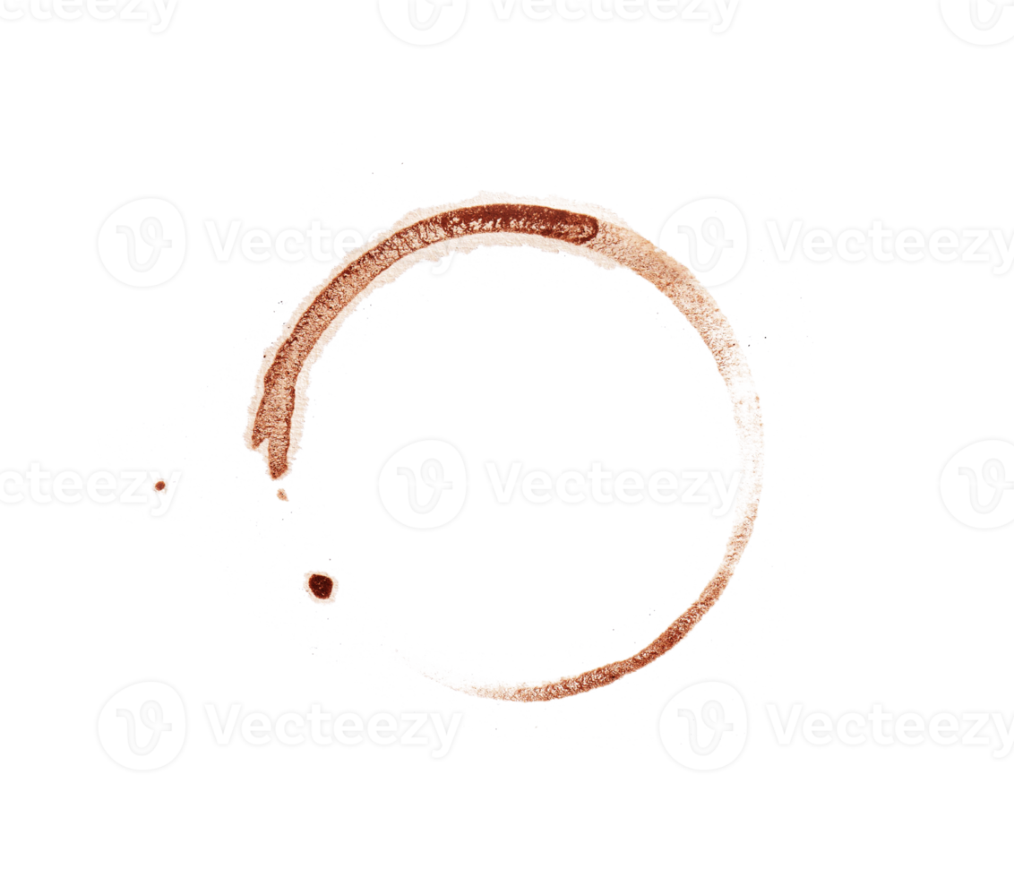 koffie kop vlekken in ronde vorm png