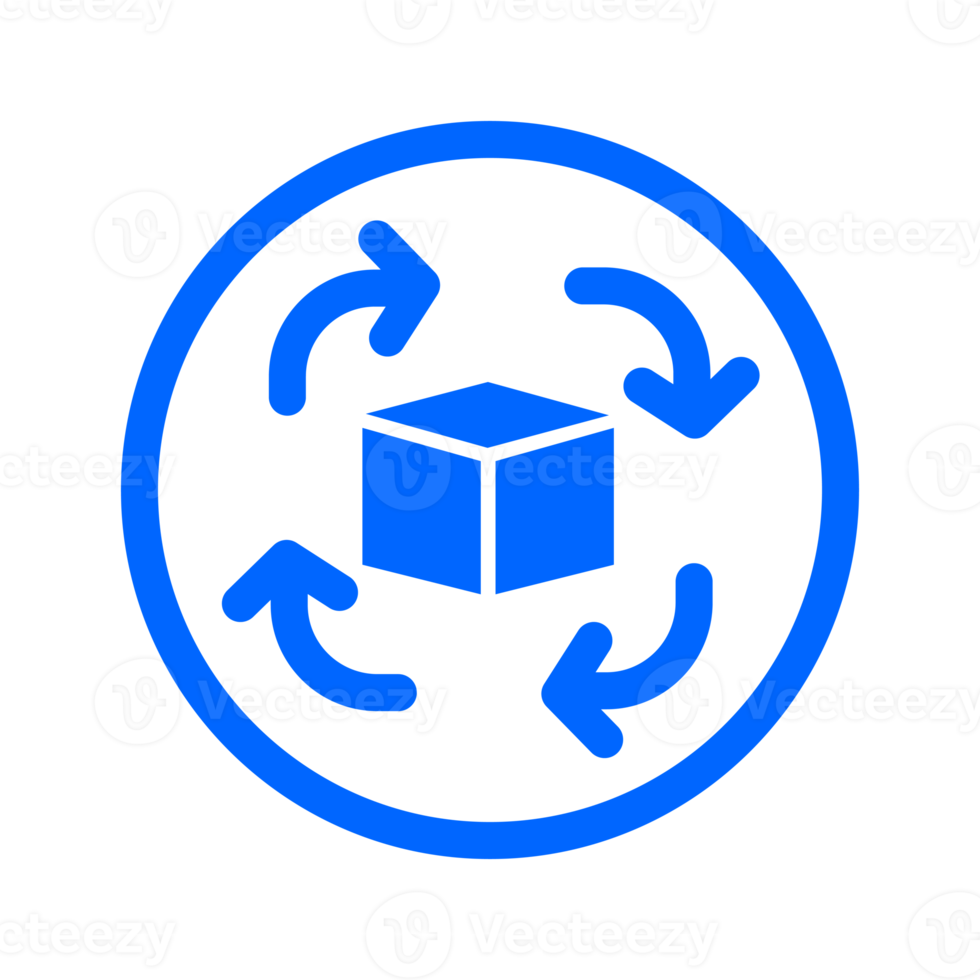 recycling box symbol icon png