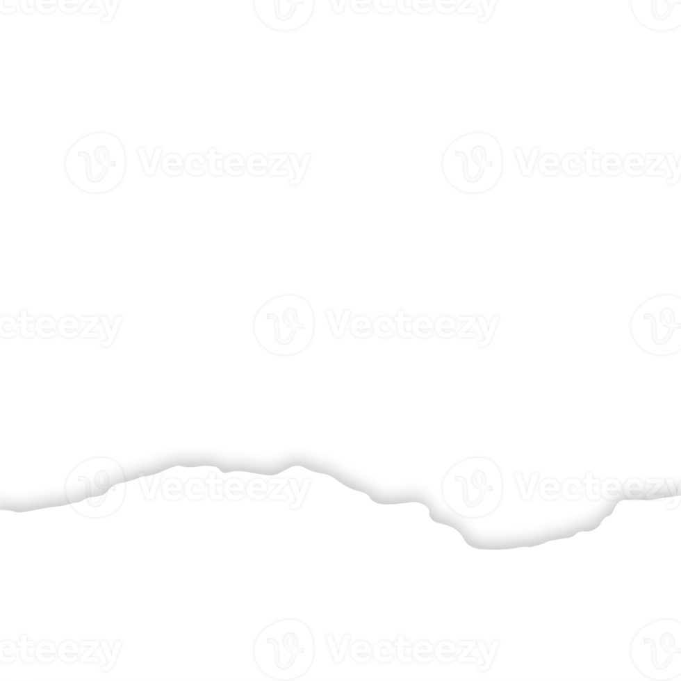 edge torn paper with shadow png