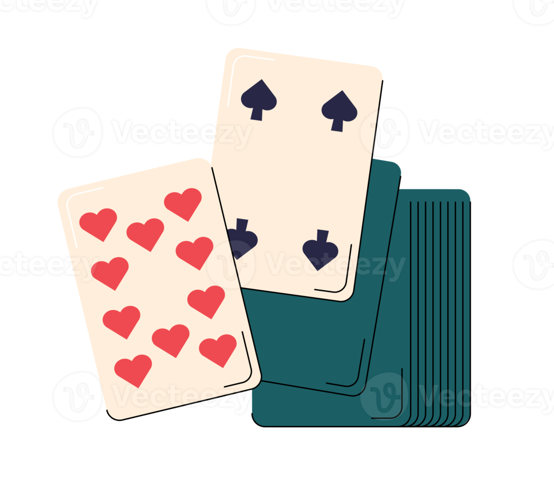 playing cards isolated png