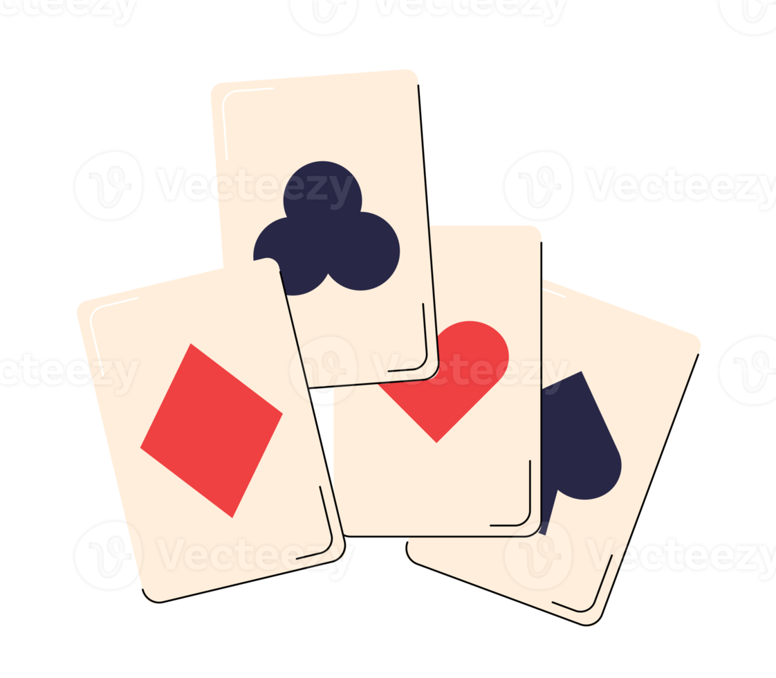 playing cards isolated png