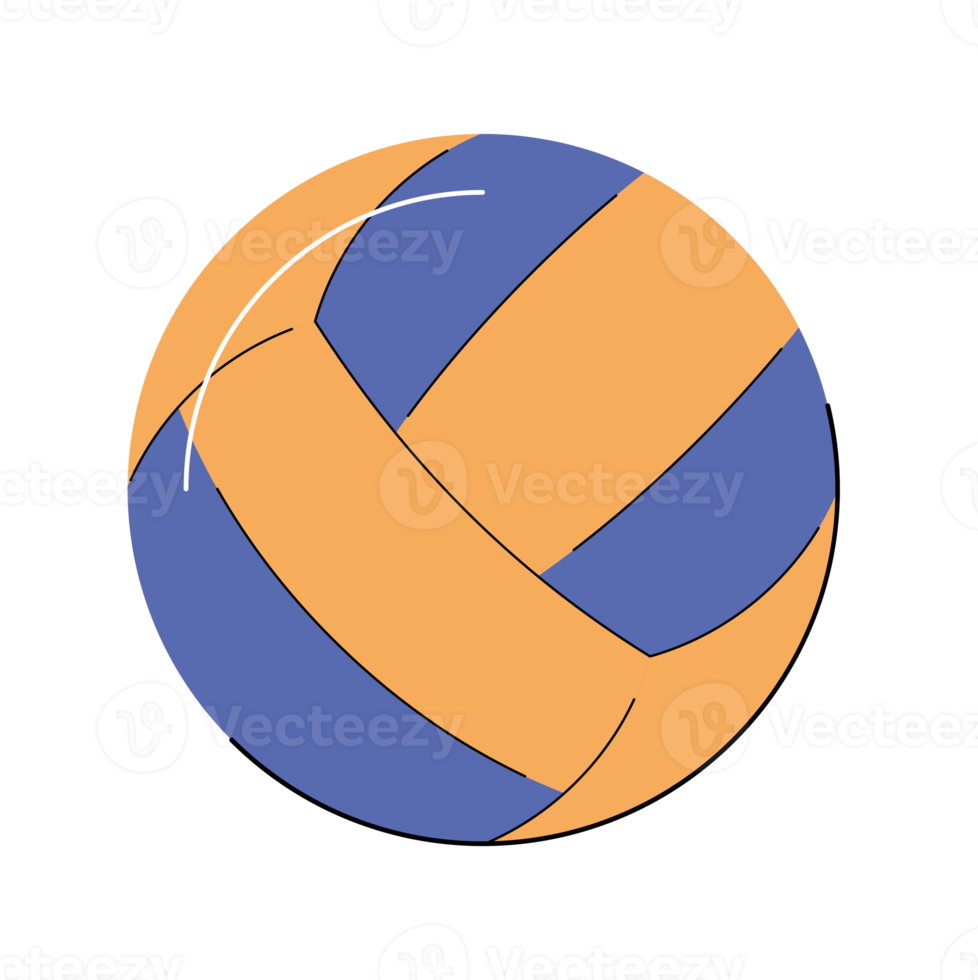 bola de vôlei isolada png