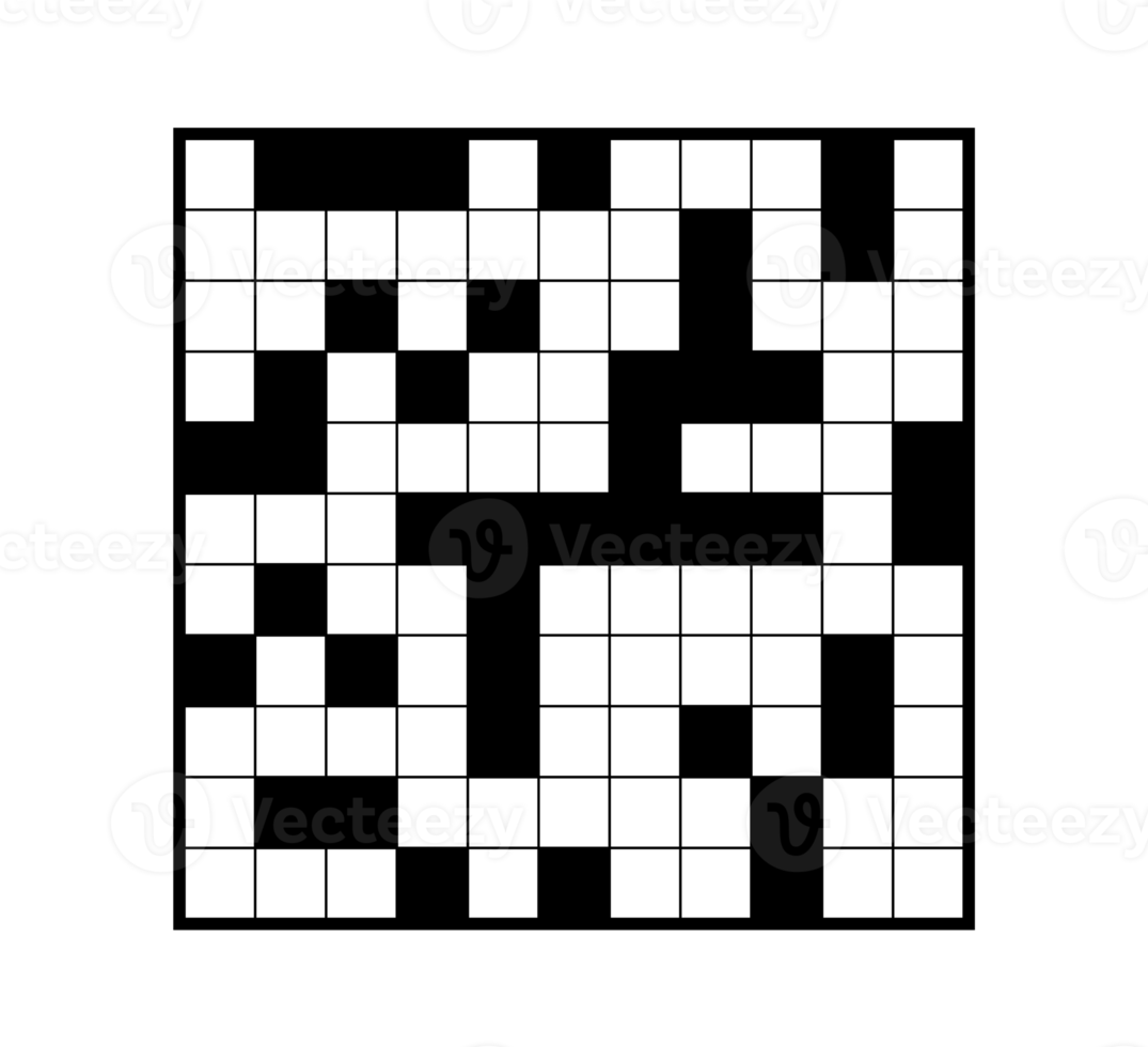 Crossword. puzzle solving concept png