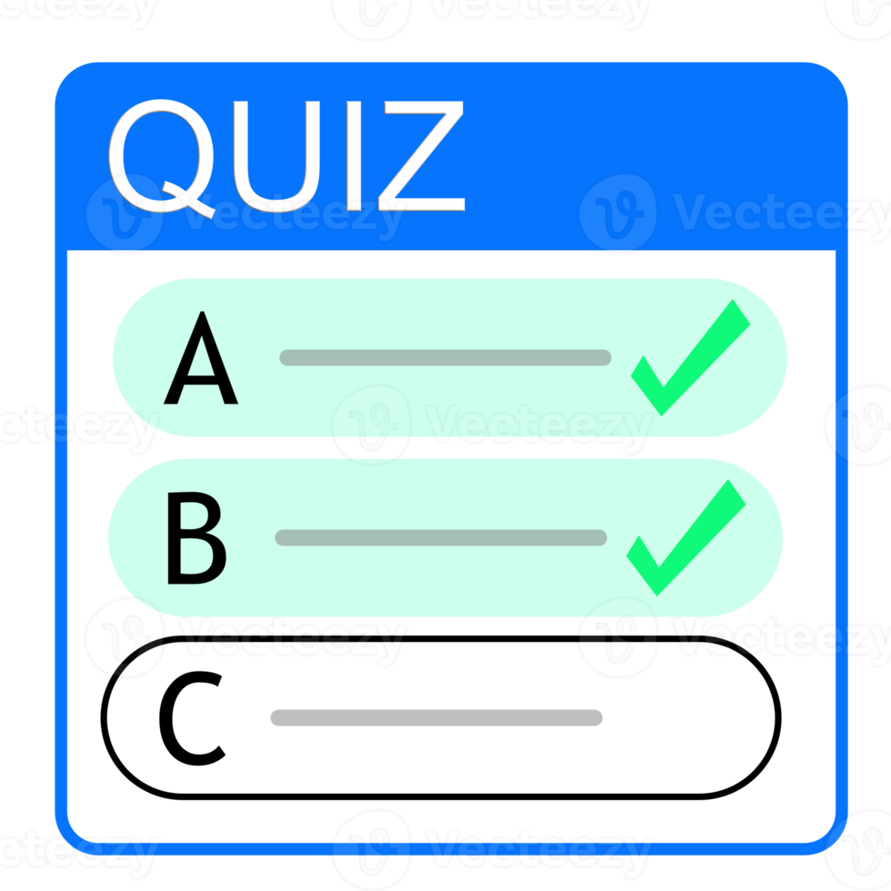 The Exam and Test Icon png