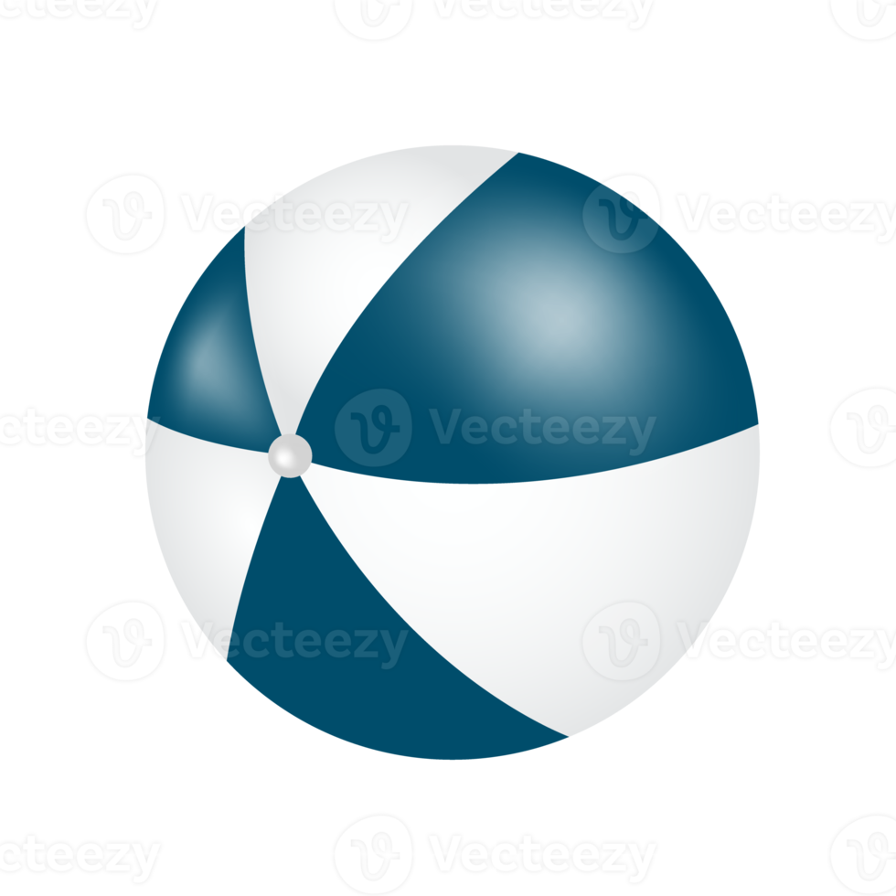 vôlei listrado azul e branco png