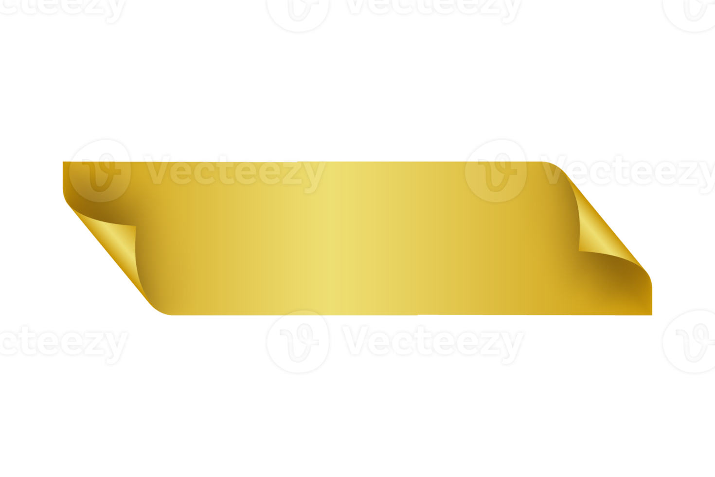 gold ribbon png 17745061 PNG