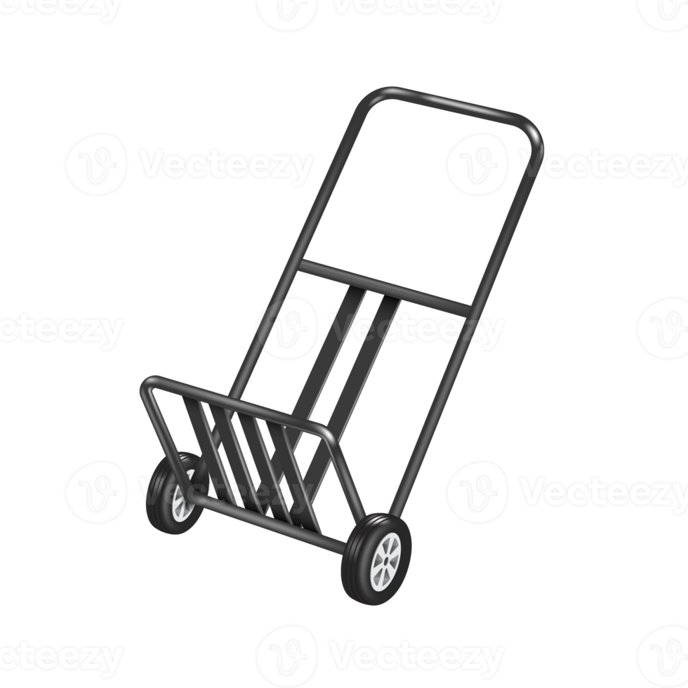 Trolley für den Transport von Waren und Paketen. png