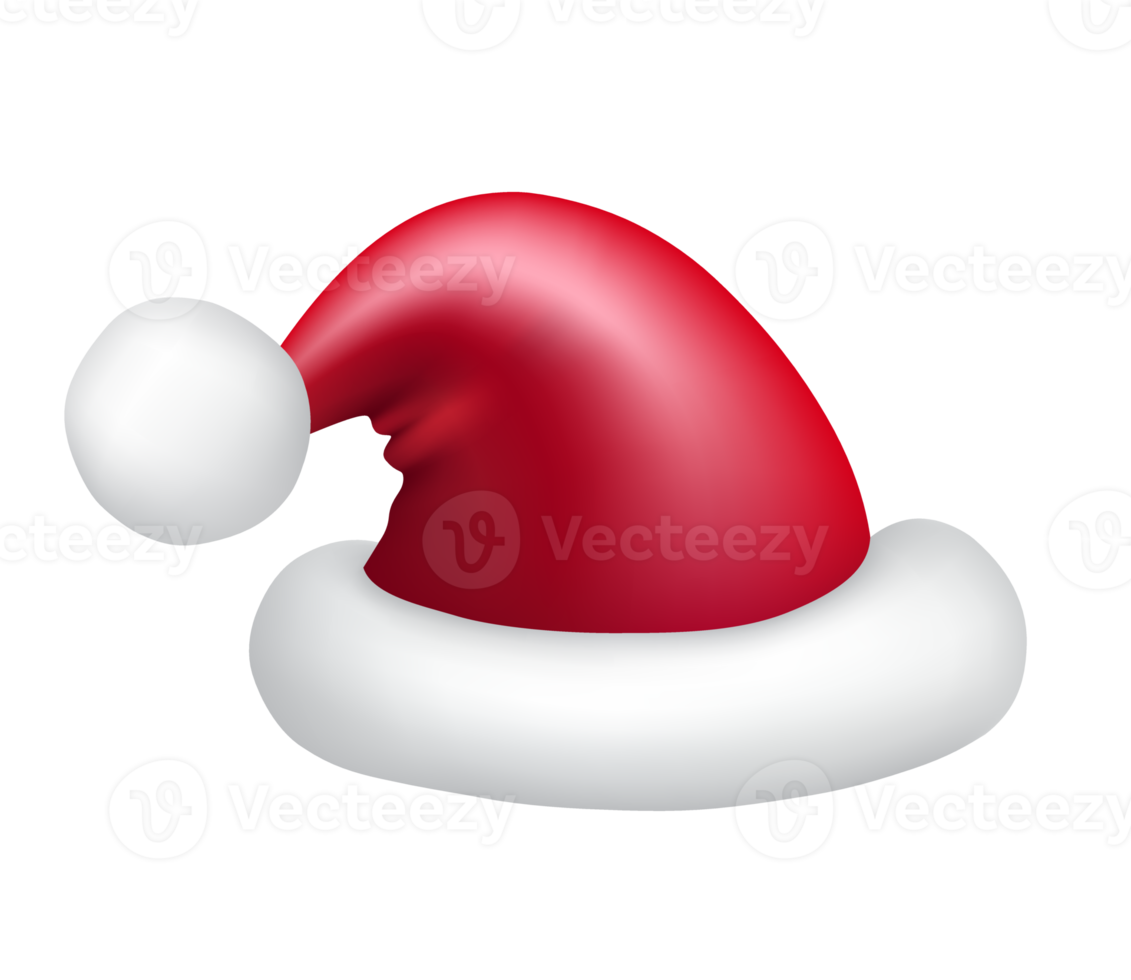 kerstman hoed png