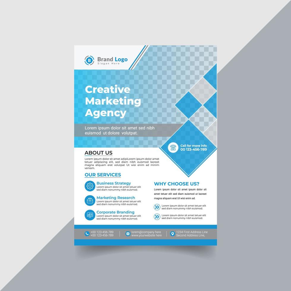 Corporate Flyer Template vector