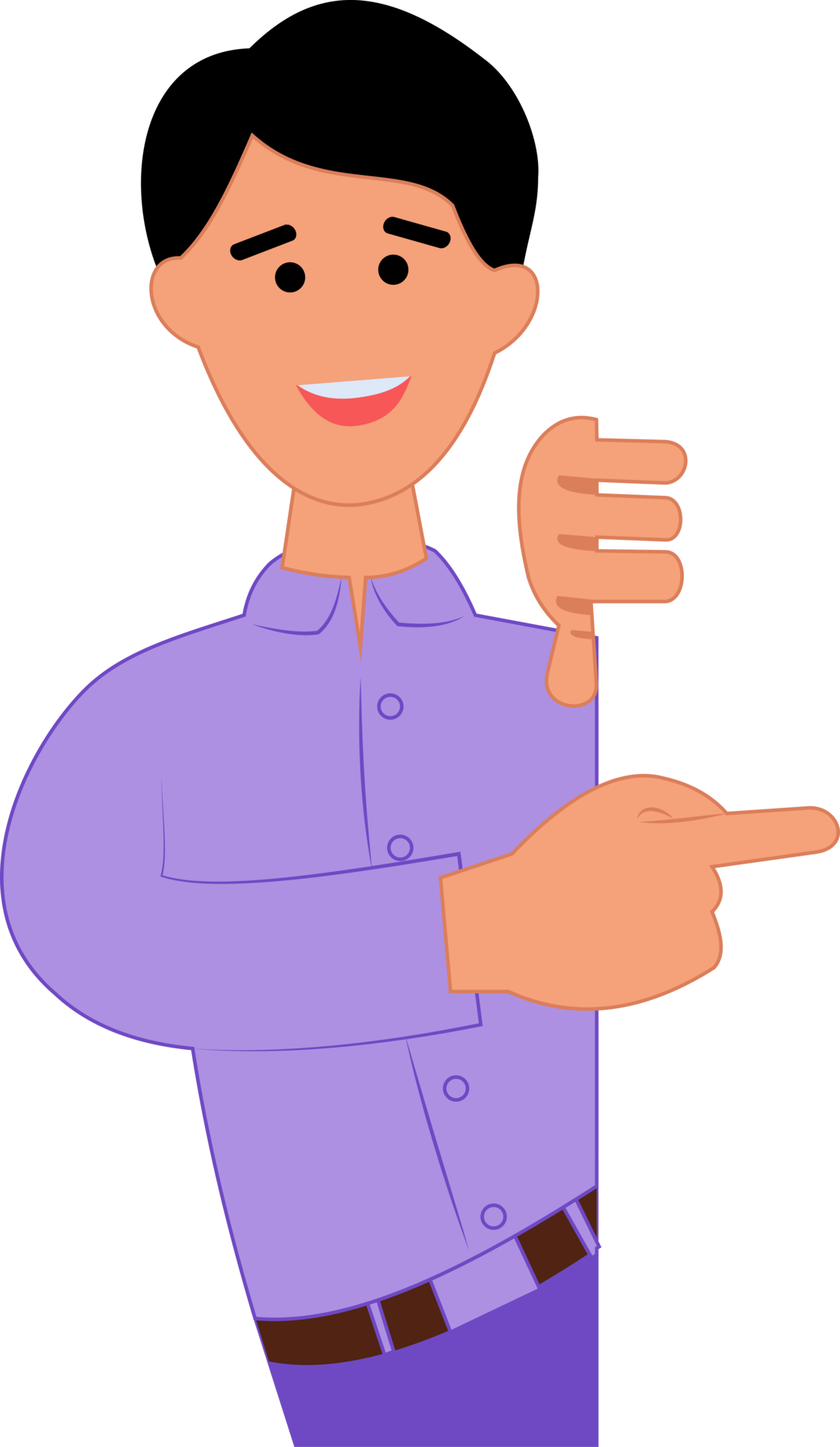 Clipart Person Pointing