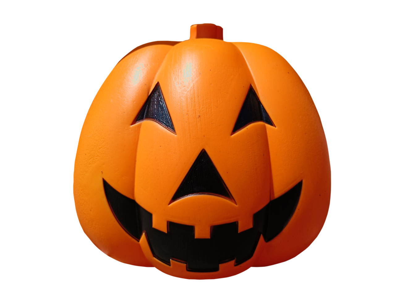 Halloween einzelner orangefarbener Kürbis png