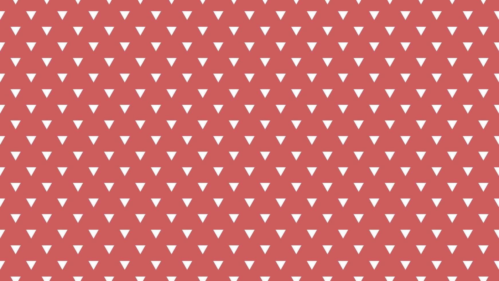 white color triangles over indian red background vector
