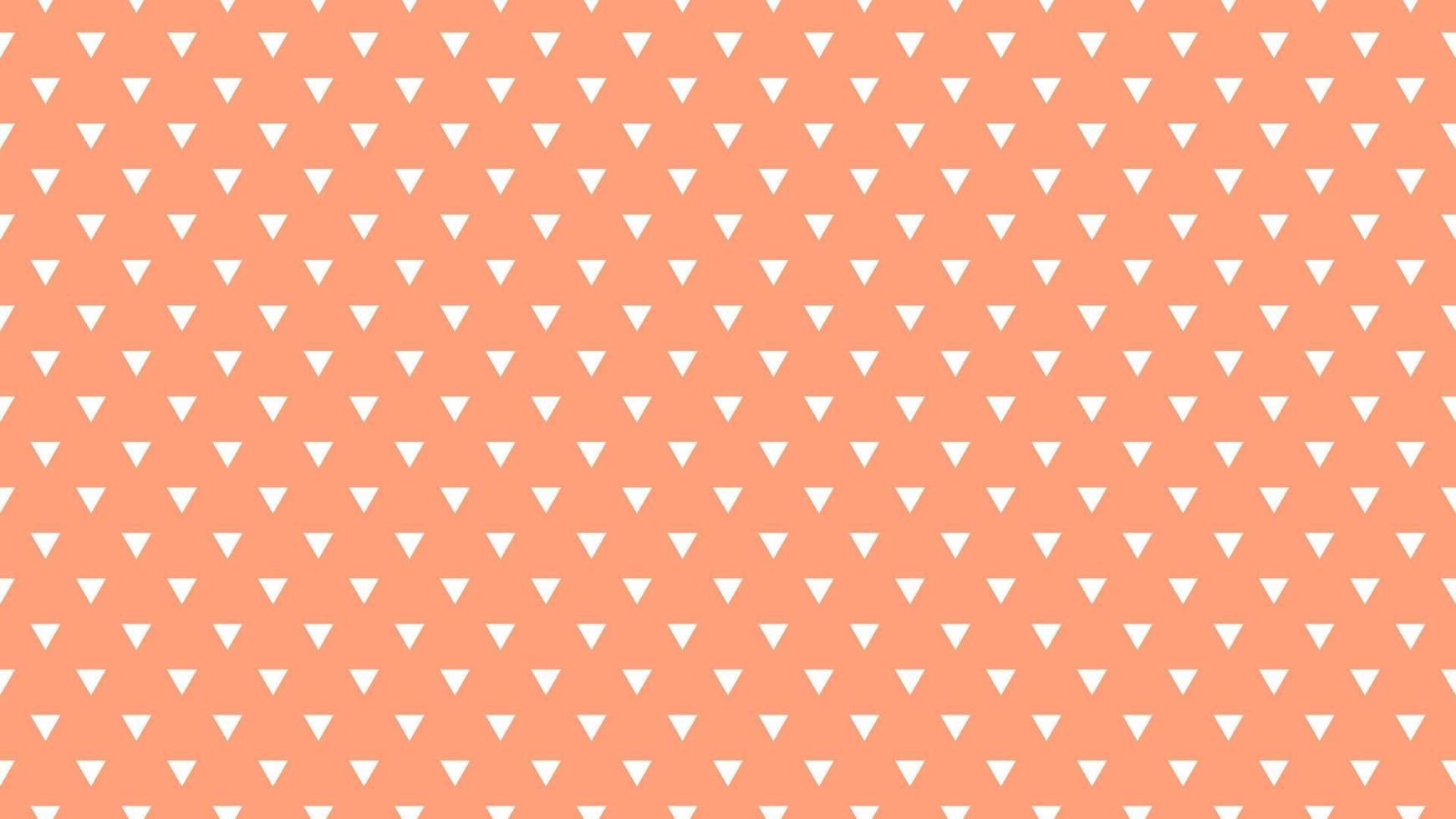 white color triangles over light salmon red background vector