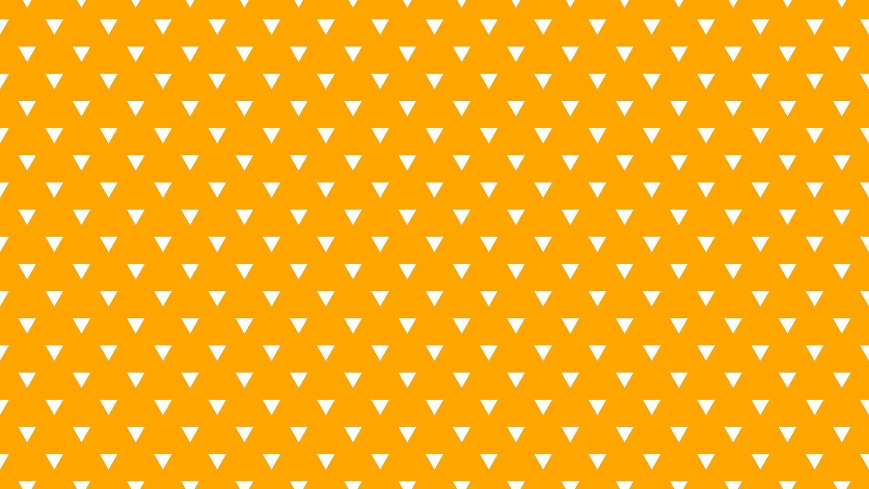 white color triangles over orange background vector