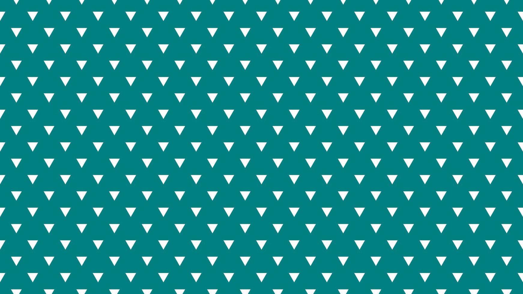 triángulos de color blanco sobre fondo cian verde azulado vector