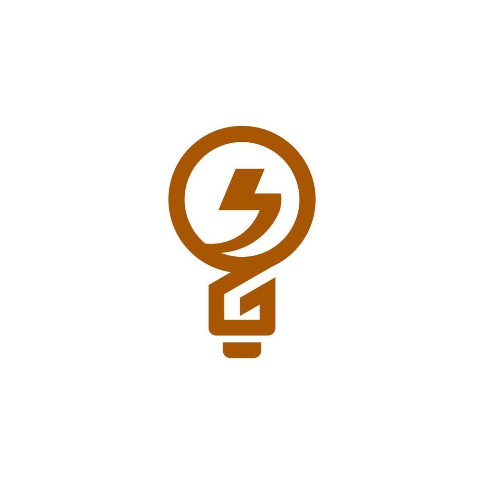 logotipo de electricidad, logotipo de energía, plantilla de logotipo de servicio eléctrico vector de icono de logotipo de rayo eléctrico