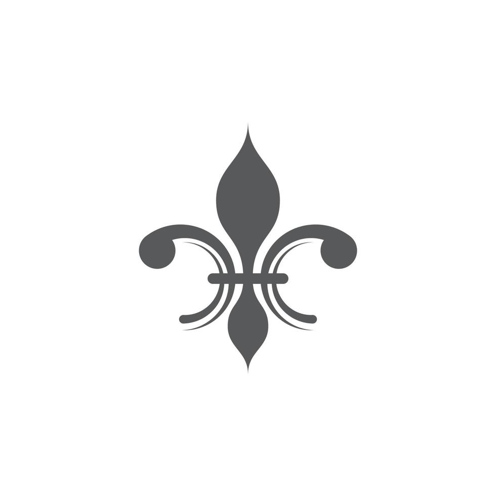 Fleur de lis vector icon design