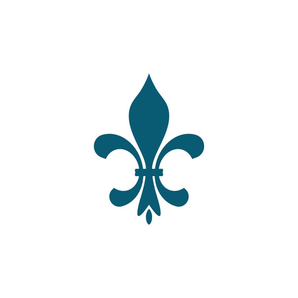 Fleur de lis vector icon design