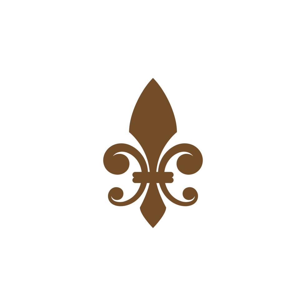 Fleur de lis vector icon design
