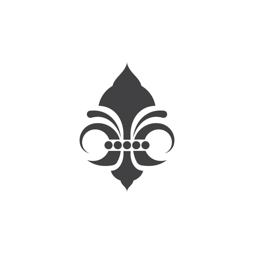 Fleur de lis vector icon design