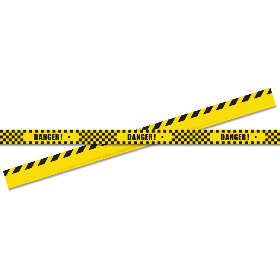 Police line Vector icon design illustration Template
