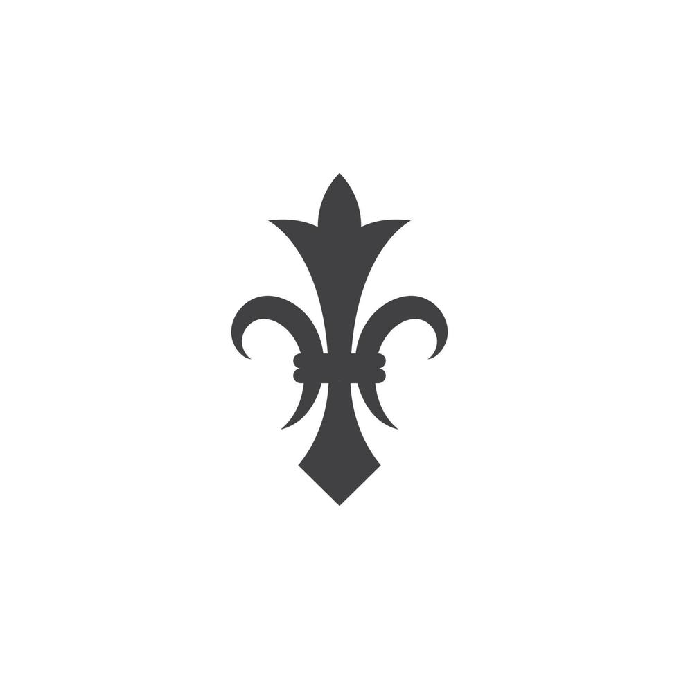 Fleur de lis vector icon design