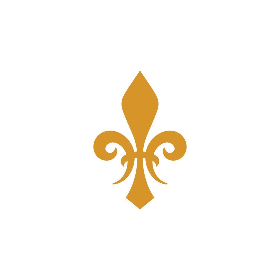 Fleur de lis vector icon design