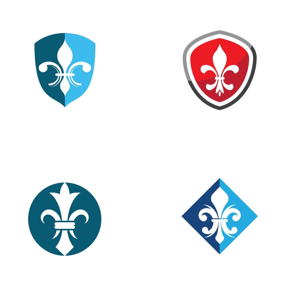 Fleur de lis vector icon design