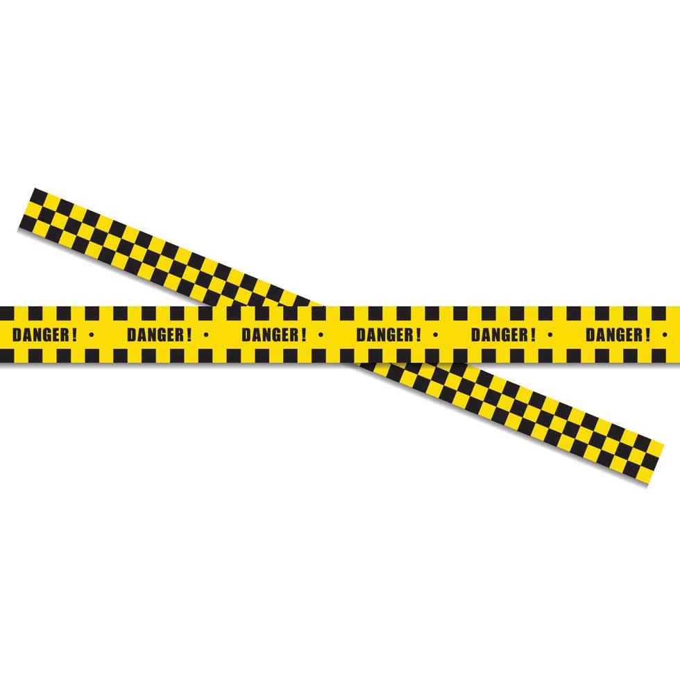 Police line Vector icon design illustration Template