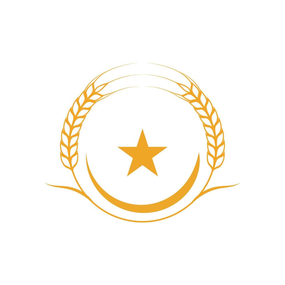 Agriculture wheat vector