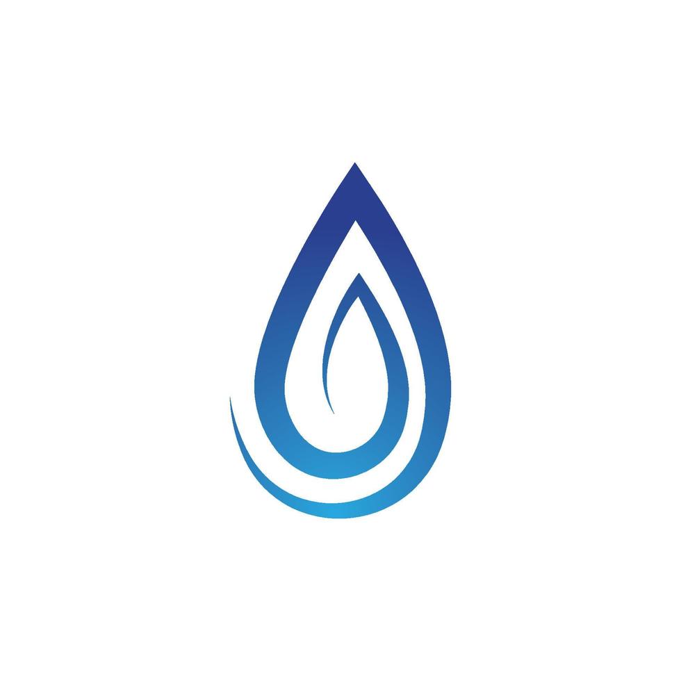 vector de plantilla de logotipo de gota de agua