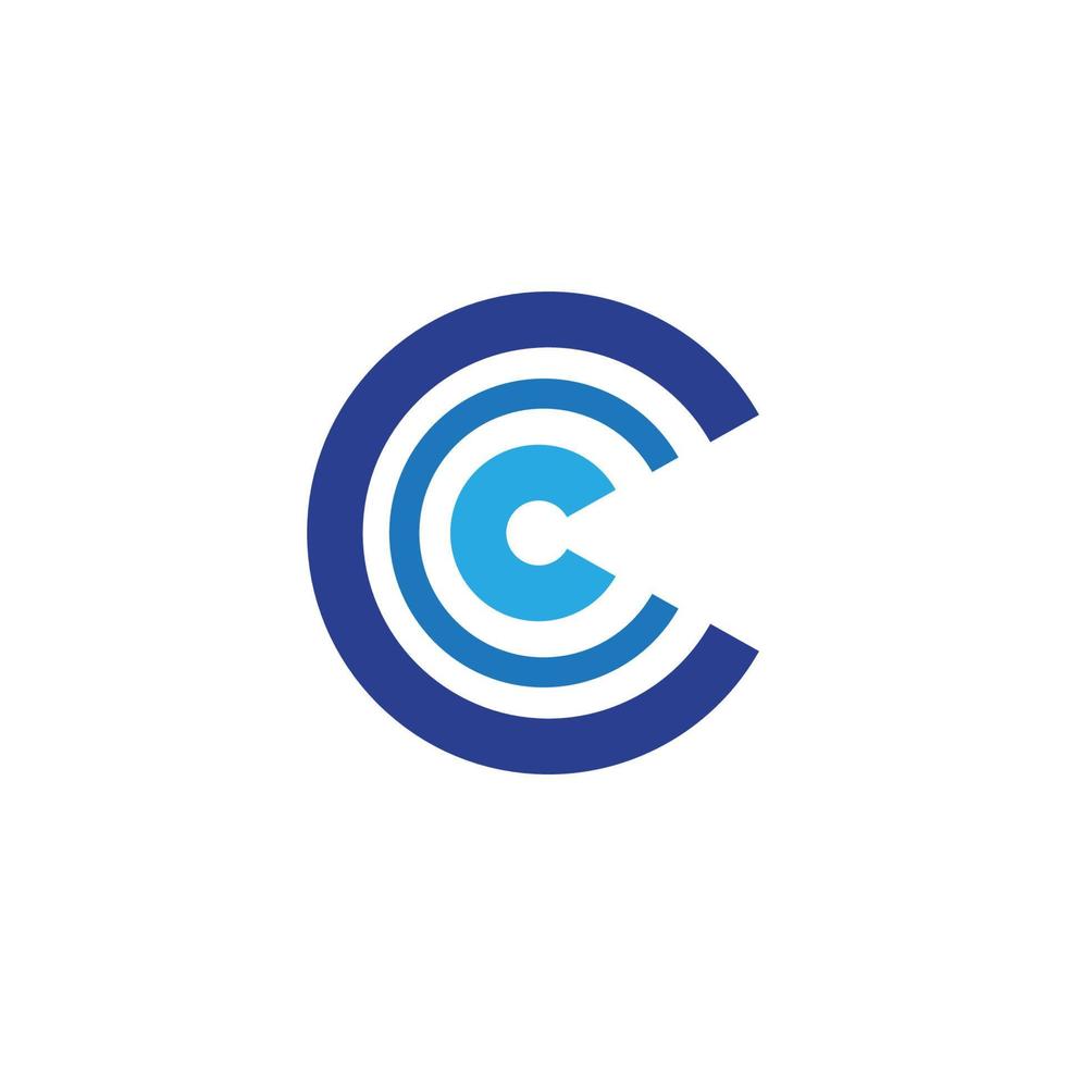 Circle techno vector icon design