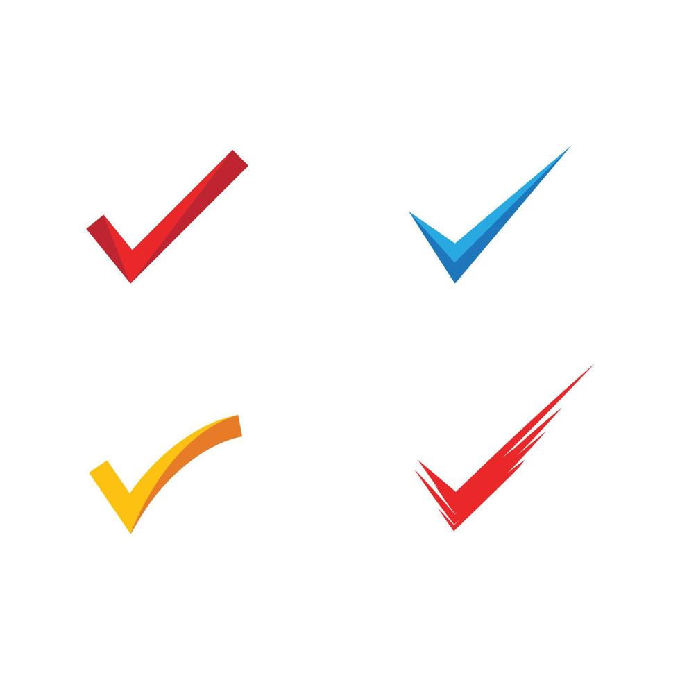 check mark icon vector illustration