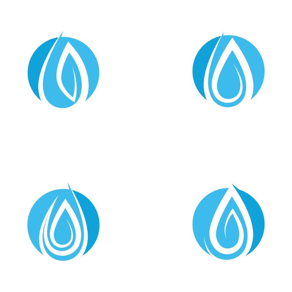 Water drop Logo Template vector