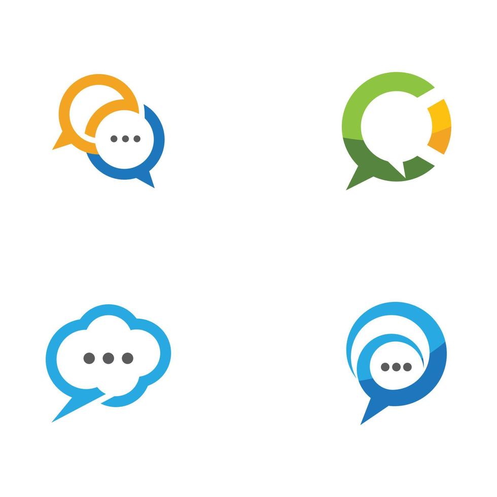 Speech bubble icon vector illustration