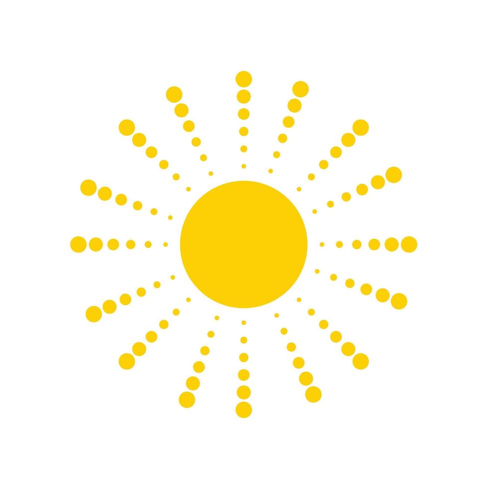 Sun Vector illustration Icon